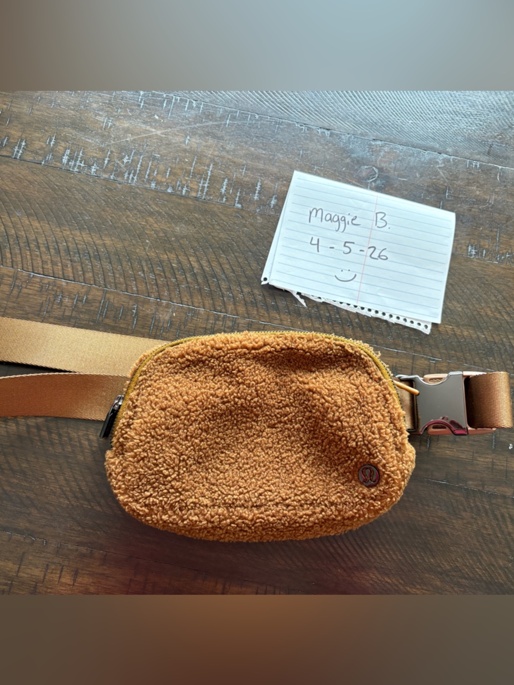 Lululemon Sherpa Belt Bag in Burnt Caramel